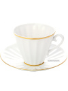 Чашка с блюдцем чайная форма \"Лучистая\", рисунок \"Белоснежка\", Императорский фарфоровый завод